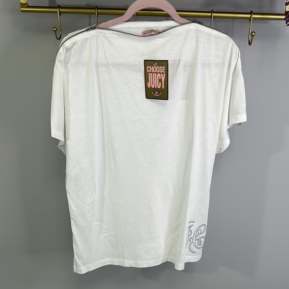 Juicy Couture White Short Sleeve Tee - Picture 1 of 9